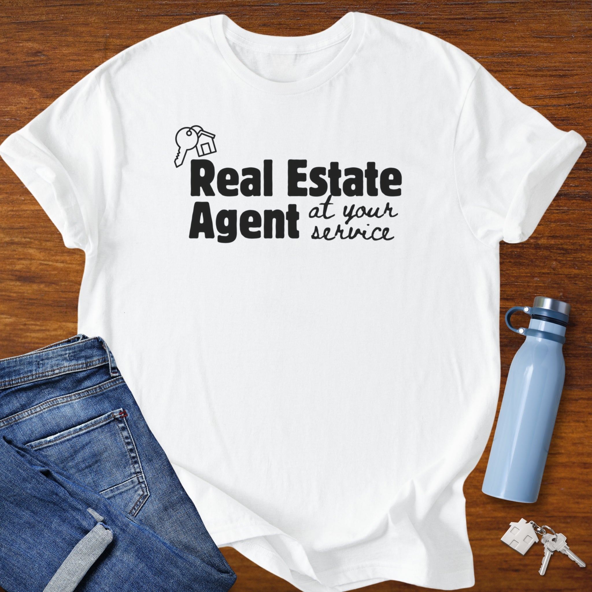 At Your Service - Cute Real Estate Shirt