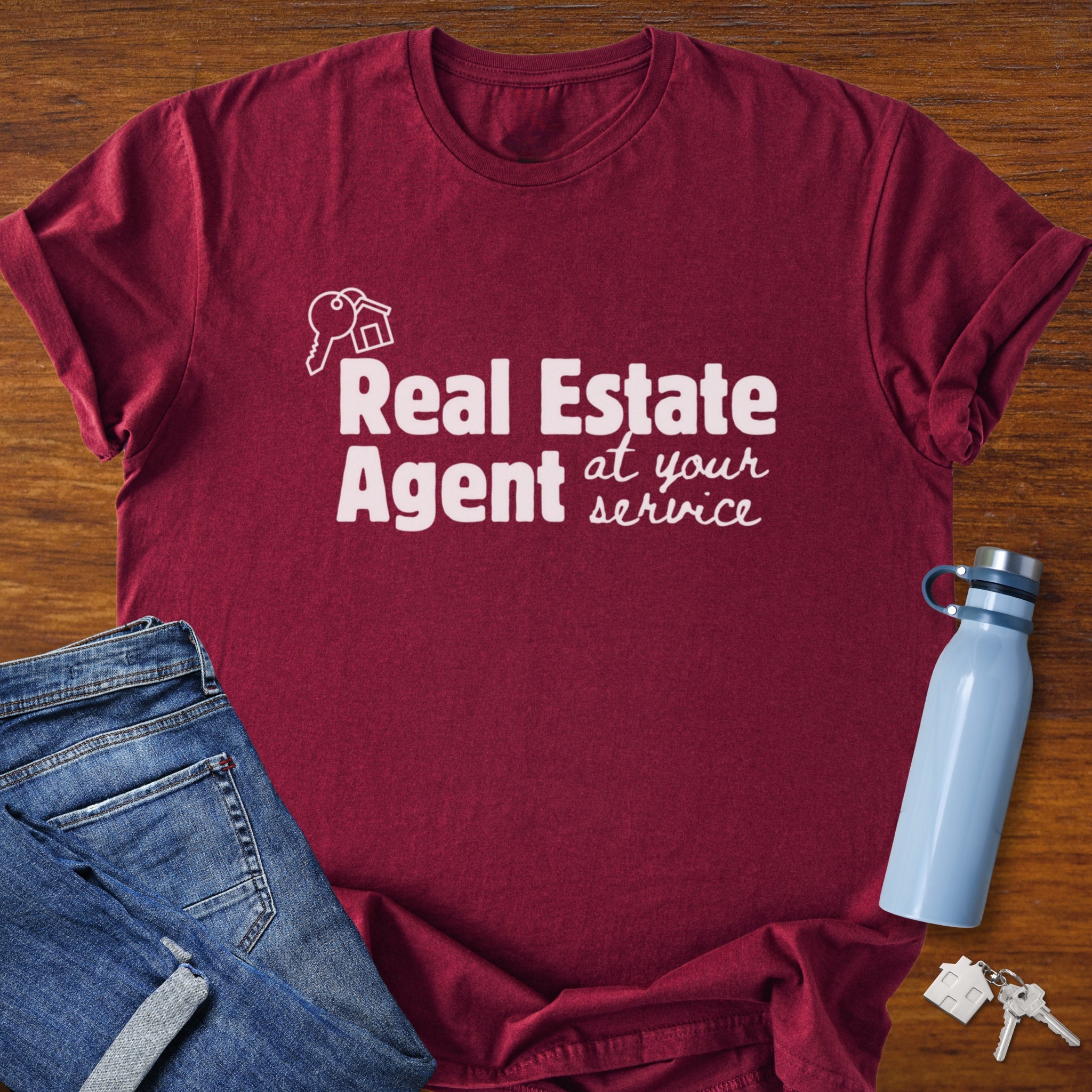 At Your Service - Cute Real Estate Shirt