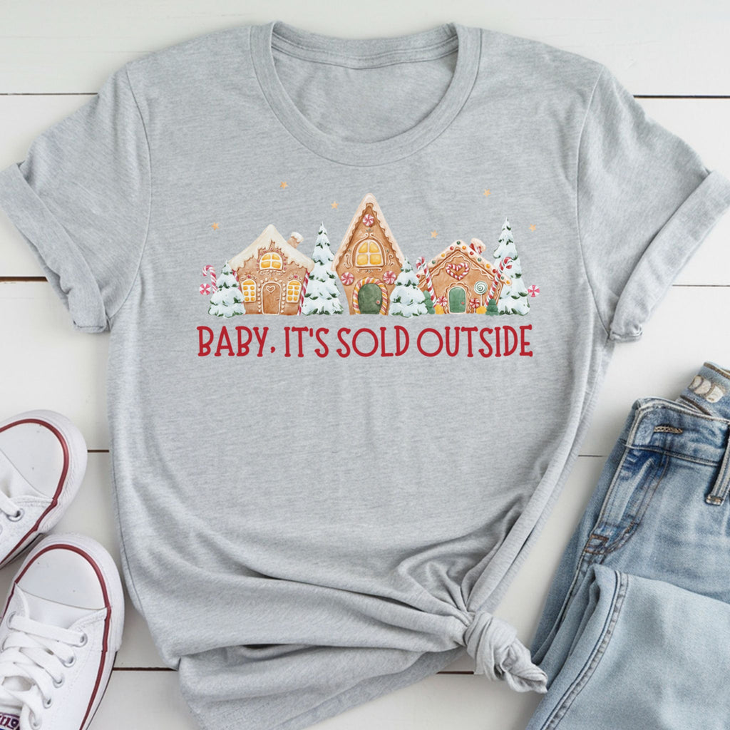Baby It’s Sold Outside – Holiday Real Estate Agent T-Shirt