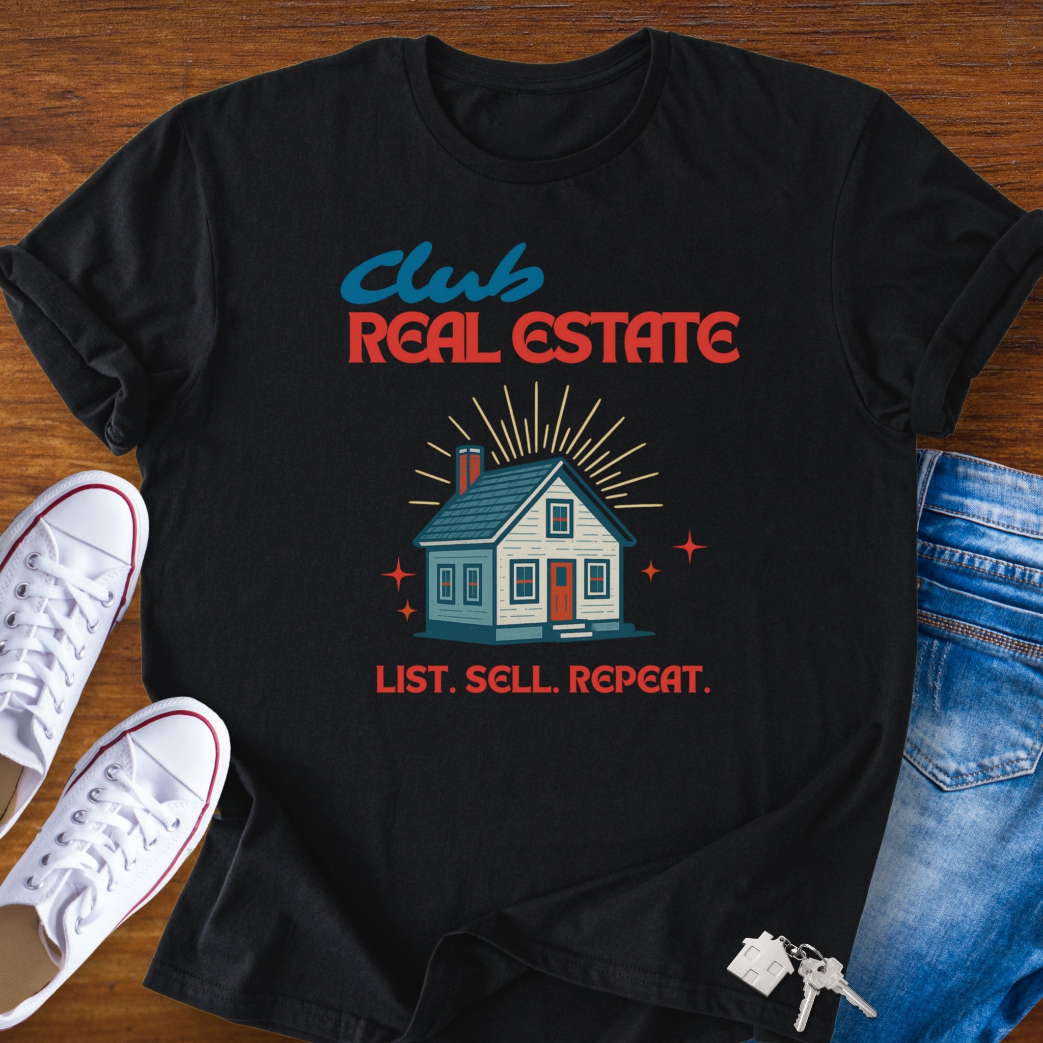 Club Real Estate- Retro Realtor Shirt