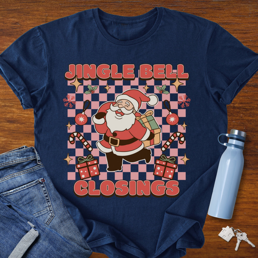 Jingle Bell Closings – Christmas Realtor T-Shirt