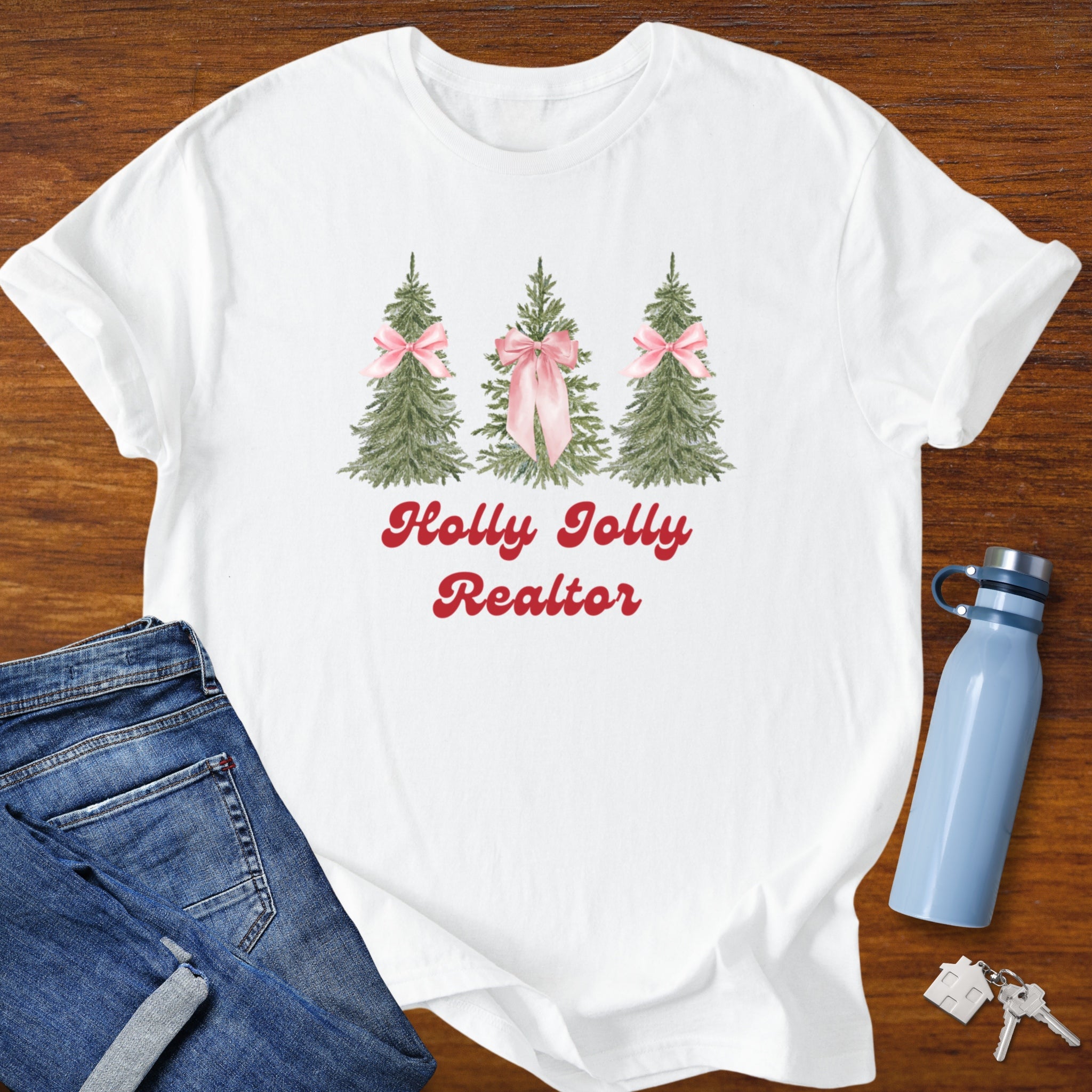 Holly Jolly Tree - Realtor T-Shirt