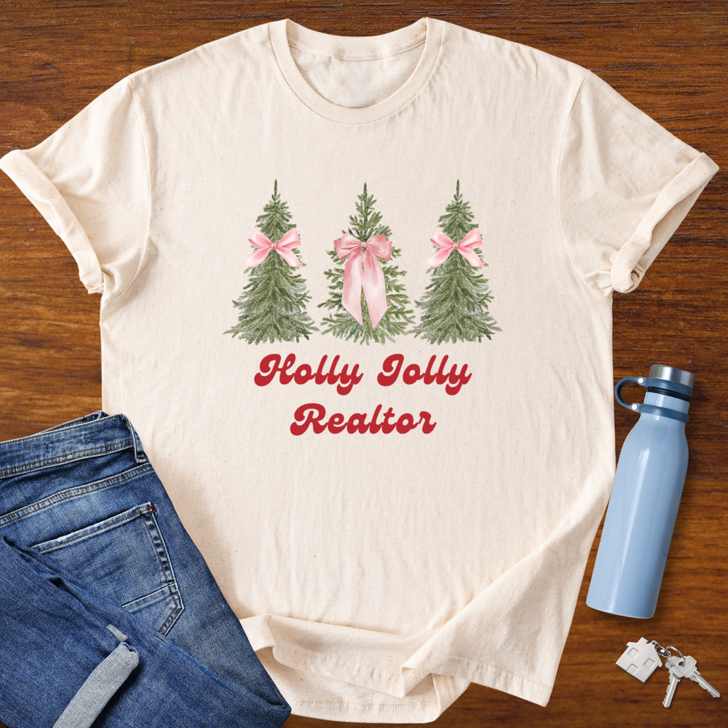 Holly Jolly Tree - Realtor T-Shirt