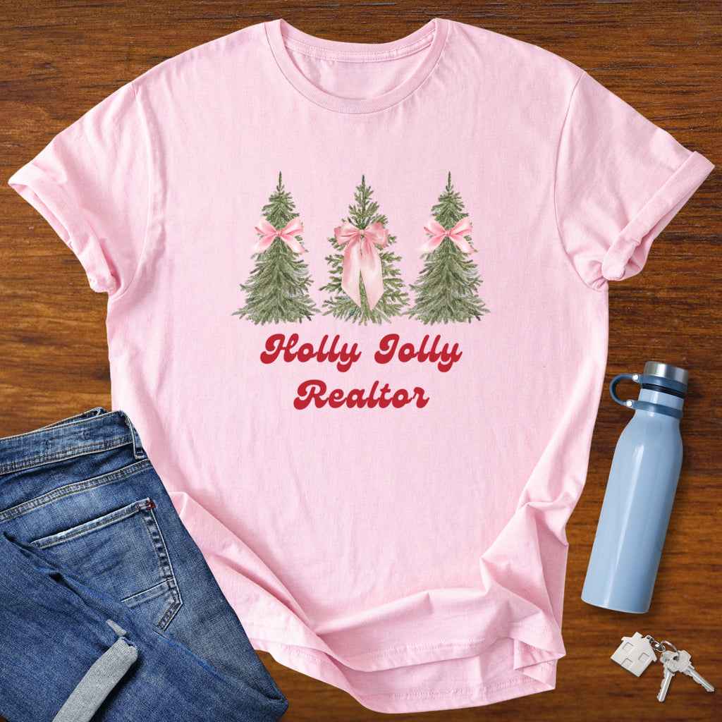 Holly Jolly Tree - Realtor T-Shirt