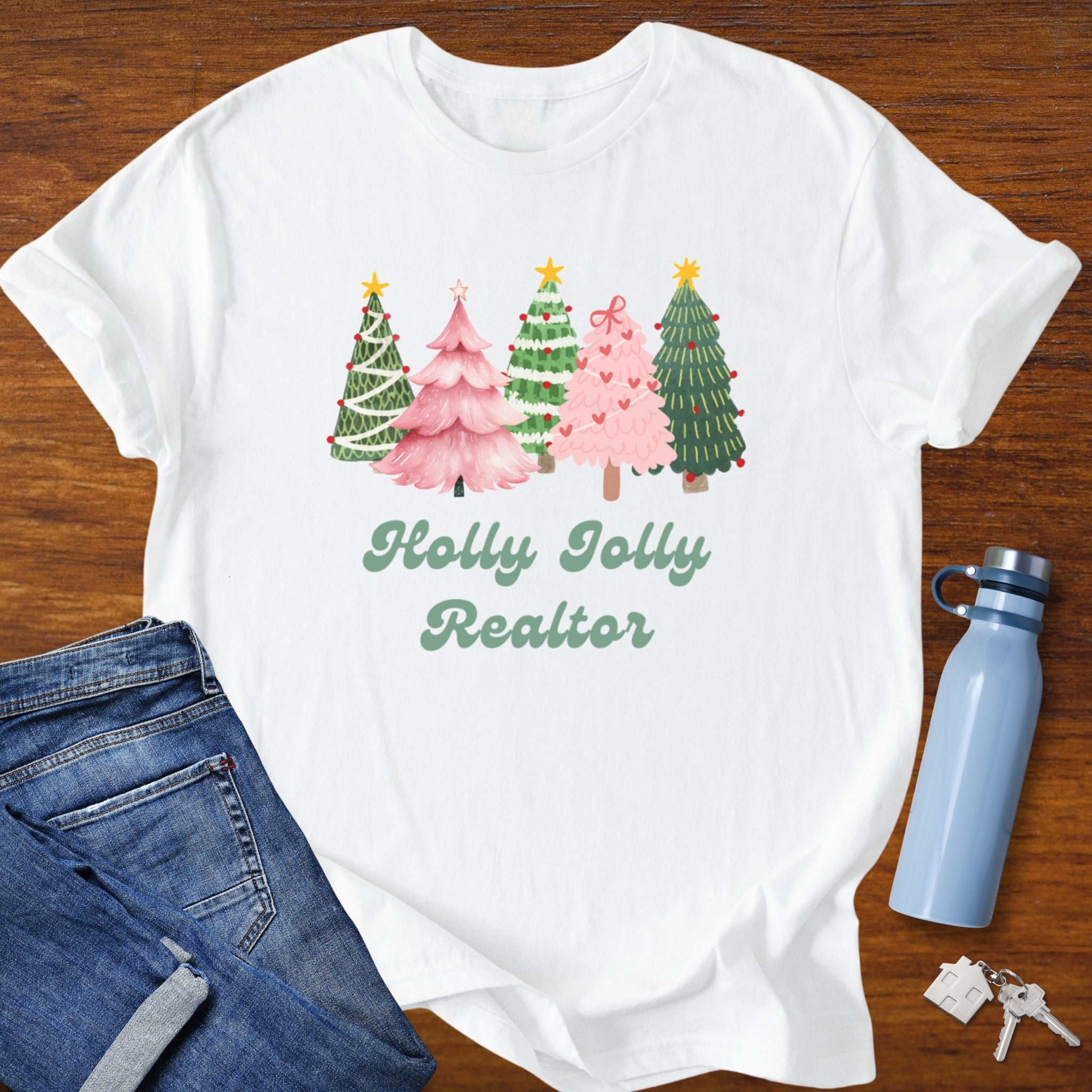 Holly Jolly Realtor – Cute Christmas Realtor T-Shirt