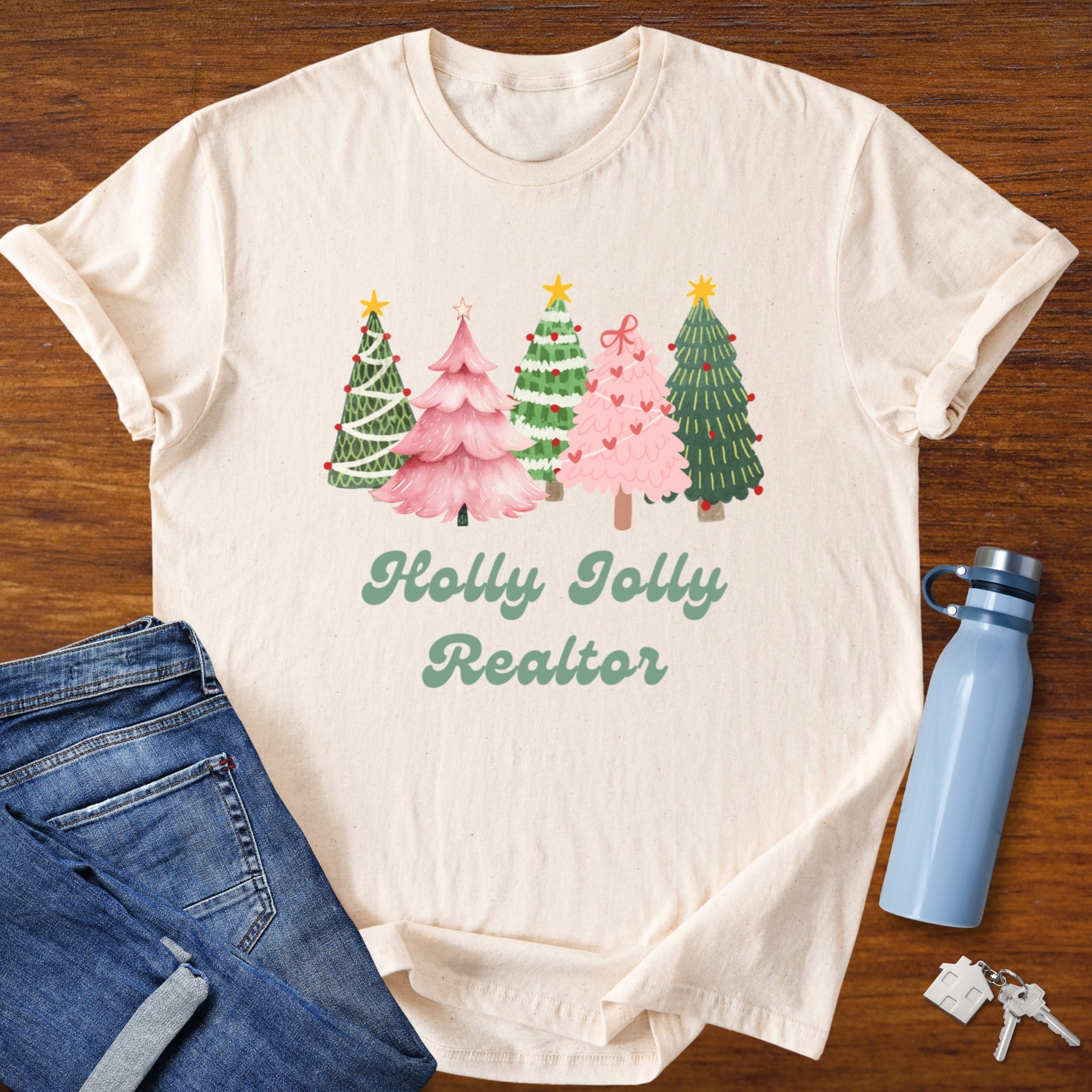Holly Jolly Realtor – Cute Christmas Realtor T-Shirt