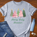 Holly Jolly Realtor – Cute Christmas Realtor T-Shirt