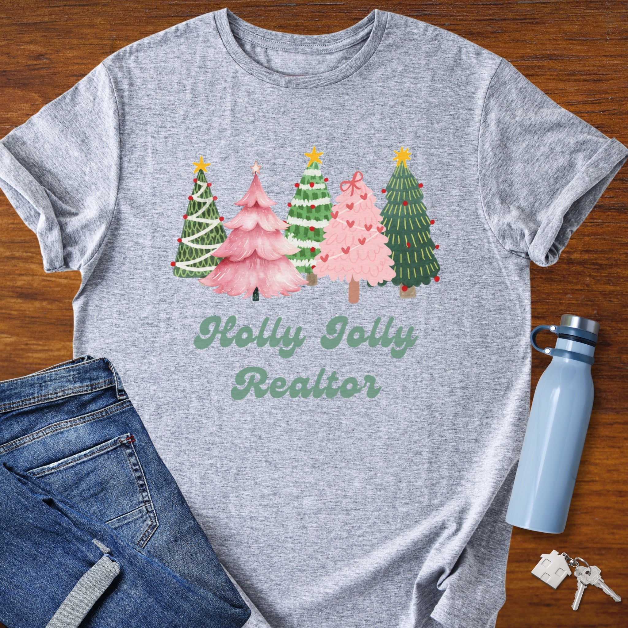 Holly Jolly Realtor – Cute Christmas Realtor T-Shirt
