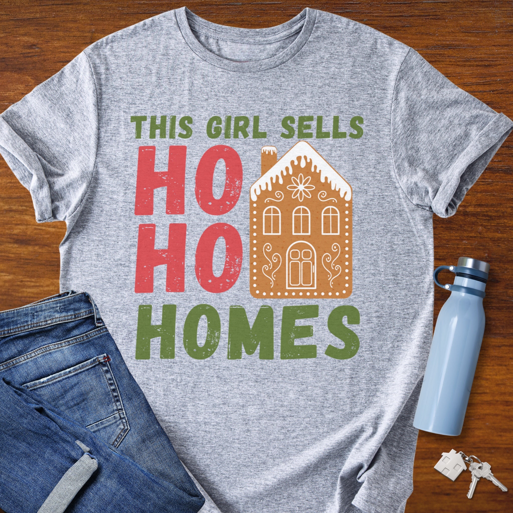 This Girl Sells Ho Ho Homes – Funny Christmas Realtor T-Shirt