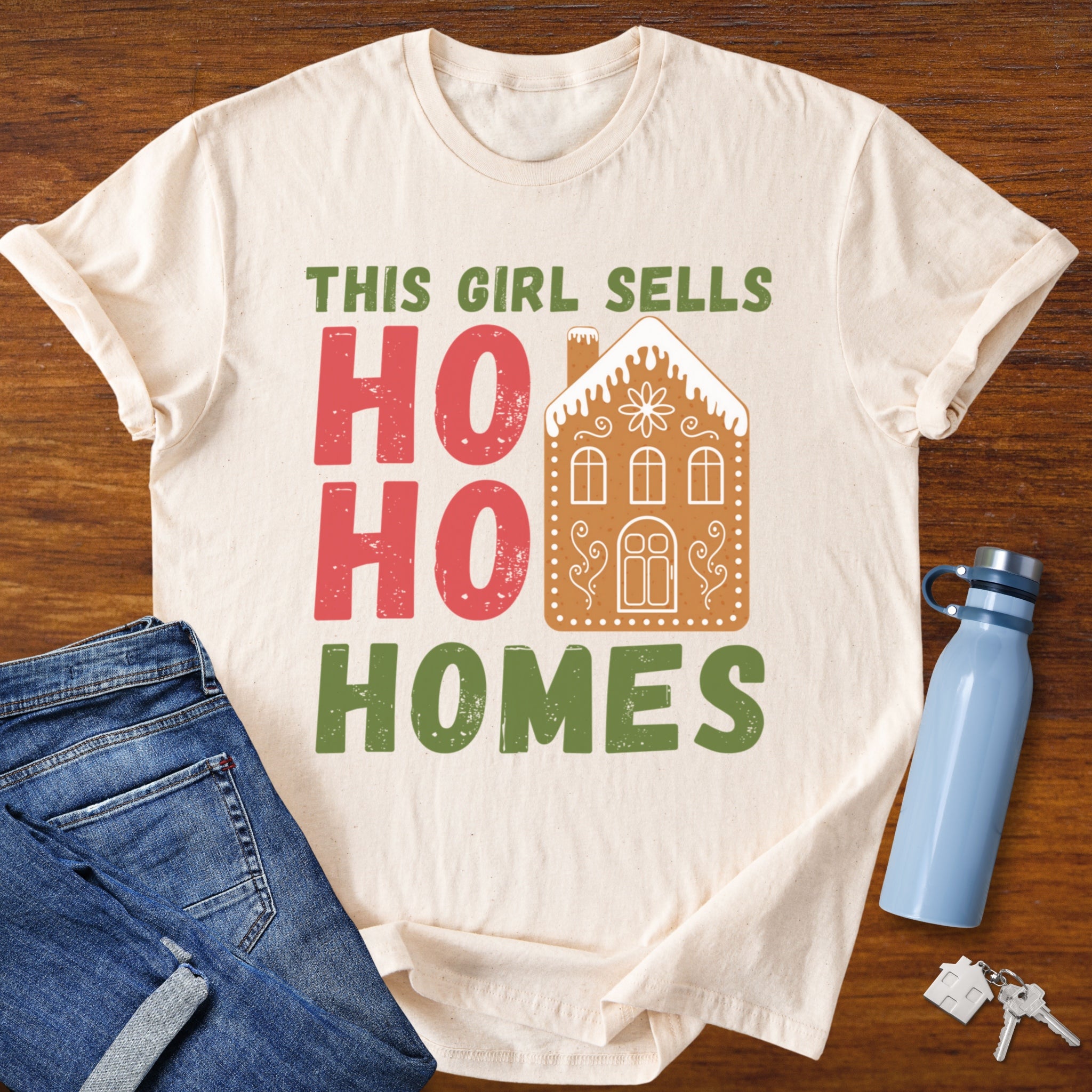This Girl Sells Ho Ho Homes – Funny Christmas Realtor T-Shirt