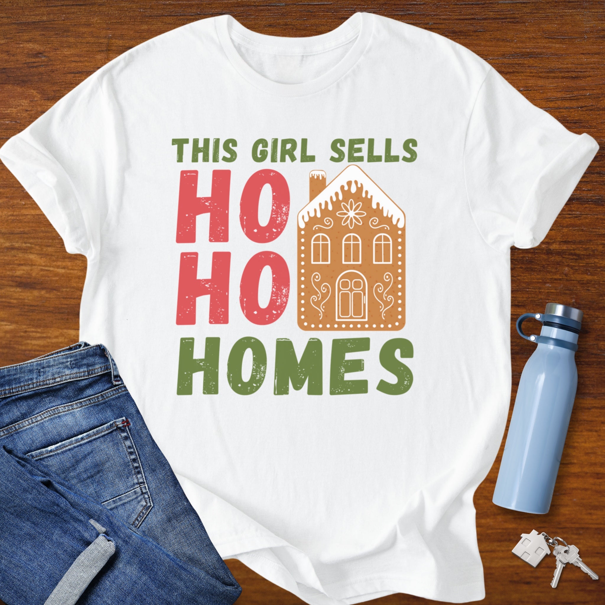 This Girl Sells Ho Ho Homes – Funny Christmas Realtor T-Shirt