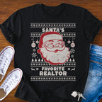 Santa’s Favorite – Ugly Christmas Realtor T-Shirt