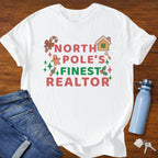 North Pole’s Finest Realtor – Funny Christmas Realtor T-Shirt