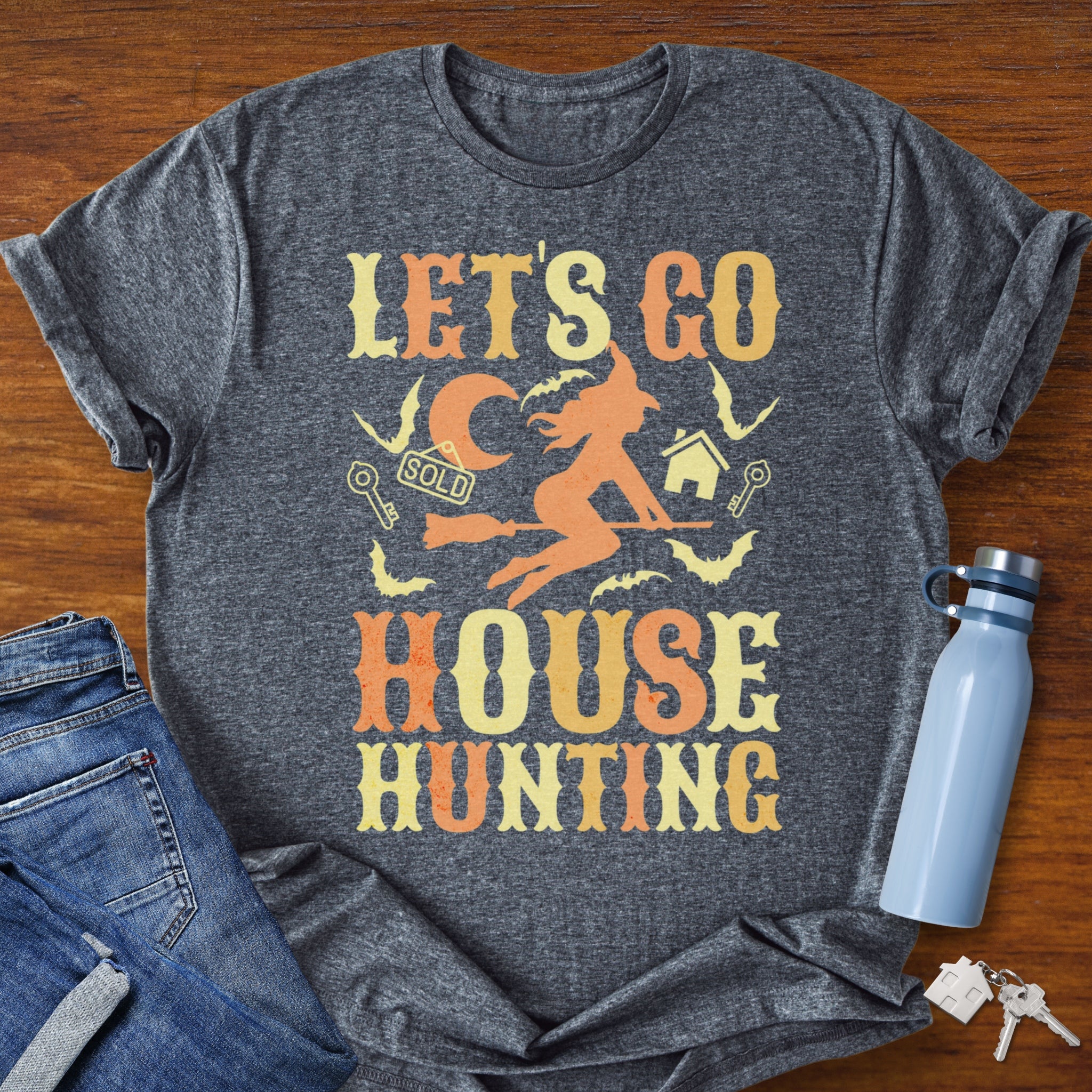 House Hunting - Real Estate Halloween T-Shirt