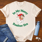 In My Merry Realtor Era – Vintage Christmas Realtor T-Shirt