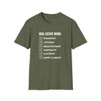 Real Estate Mode Checklist T-Shirt