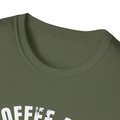 Coffee & Real Estate Vintage Distressed Font - Real Estate T-Shirt