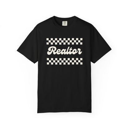 Realtor Checker Print - Real Estate T-Shirt
