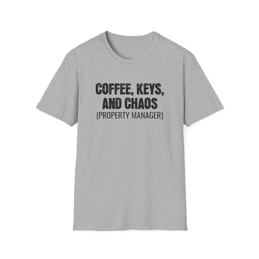 Coffee Keys Chaos - Property Manager T-Shirt