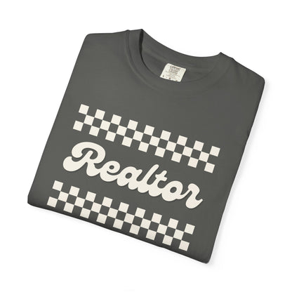 Realtor Checker Print - Real Estate T-Shirt