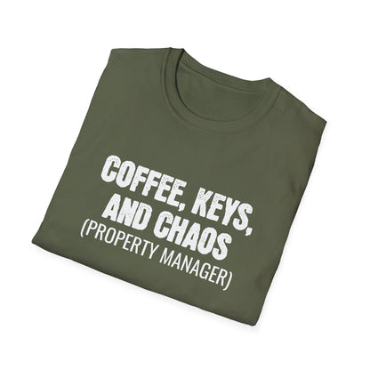 Coffee Keys Chaos - Property Manager T-Shirt