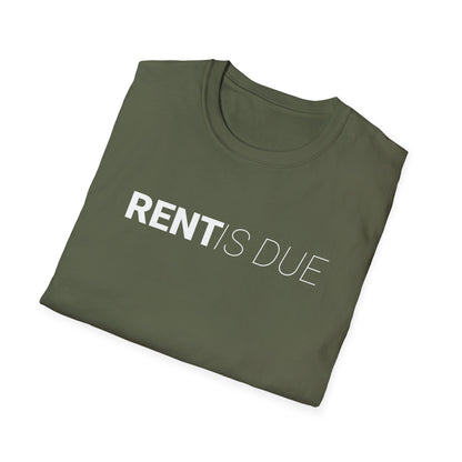 Rent is Due - Minimal Landlord T-Shirt