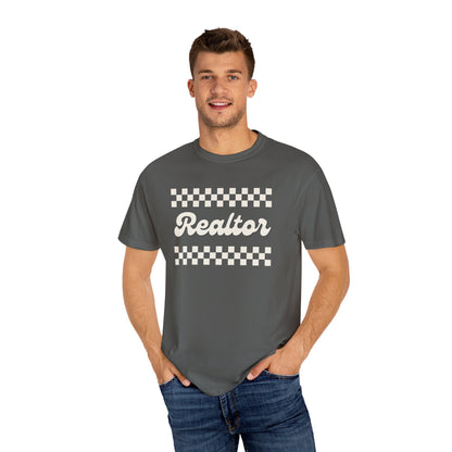 Realtor Checker Print - Real Estate T-Shirt