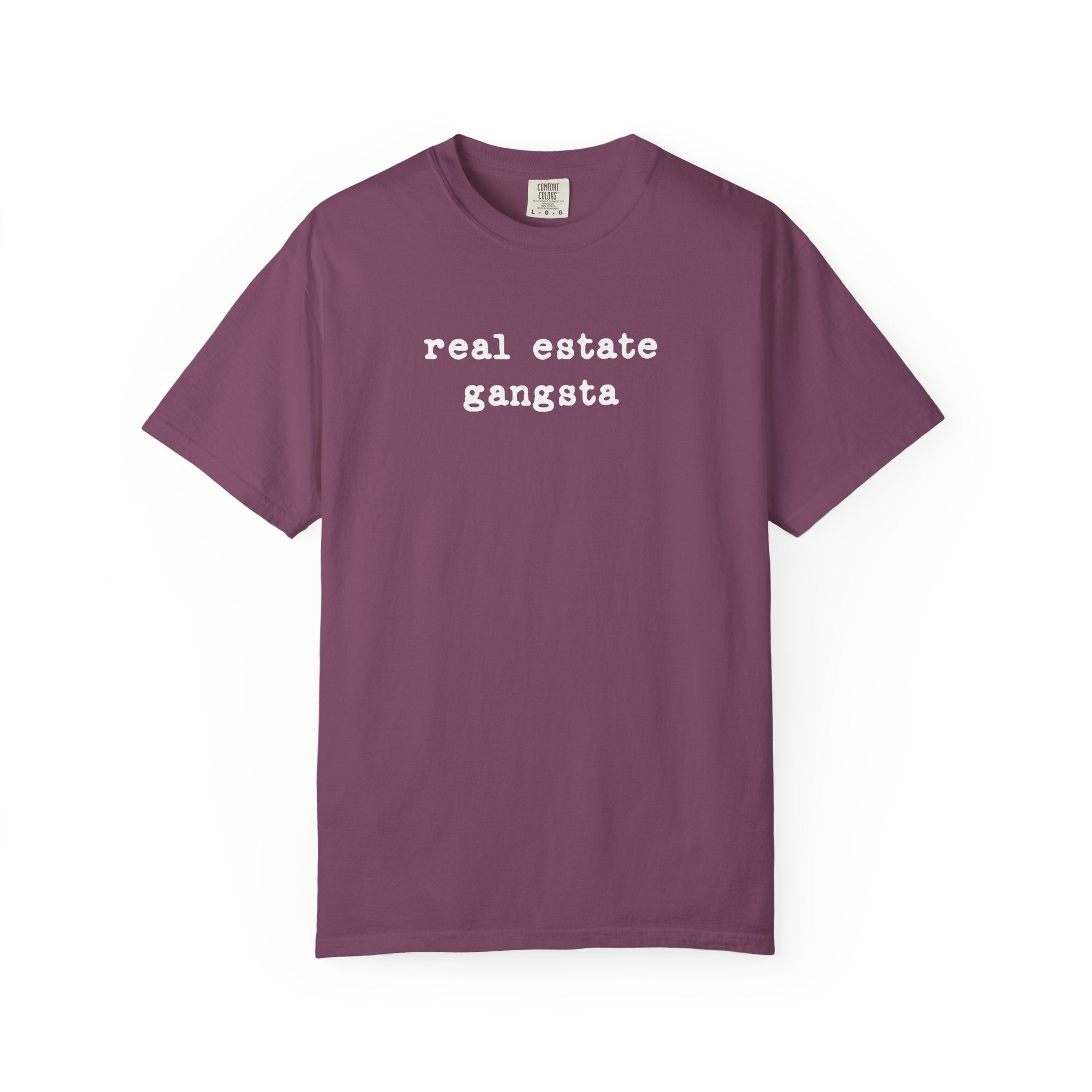 real estate gangsta - Comfort Colors Real Estate T-Shirt