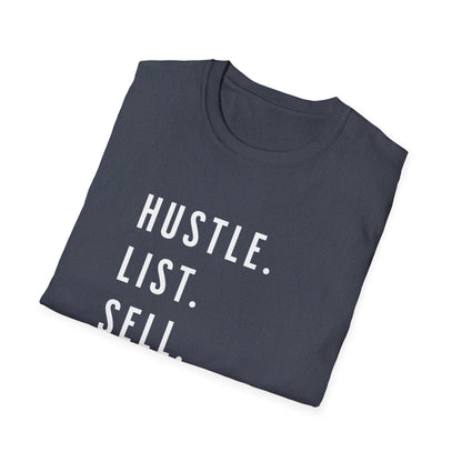 Hustle List Sell Repeat - Real Estate T-Shirt