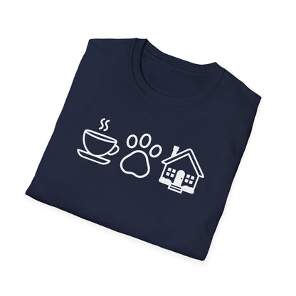 Coffee Pets Homes Icon - Real Estate T-Shirt