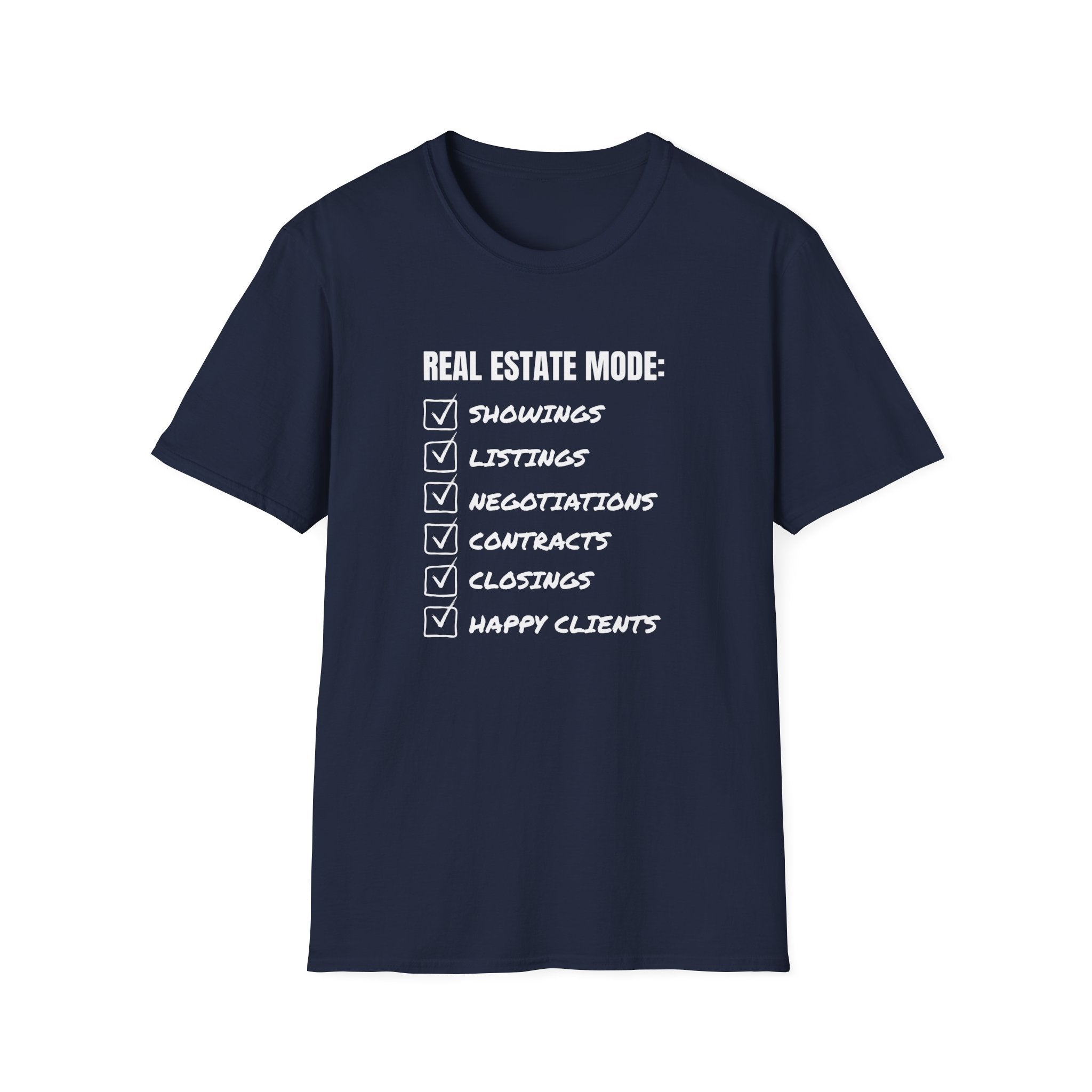 Real Estate Mode Checklist T-Shirt
