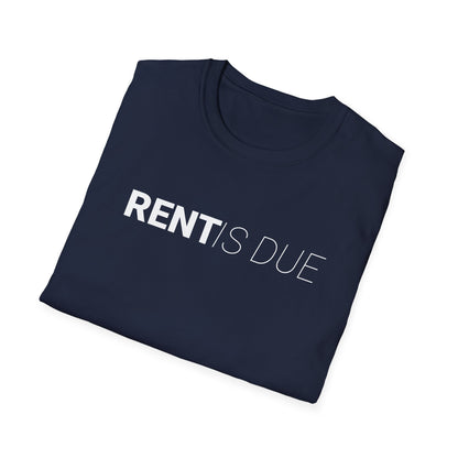 Rent is Due - Minimal Landlord T-Shirt