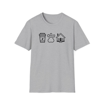 Latte Pets Homes Icon - Real Estate T-Shirt