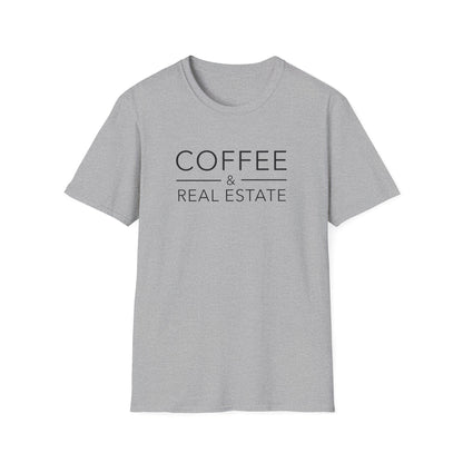 Coffee and Real Estate - Modern Real Estate T-Shirt