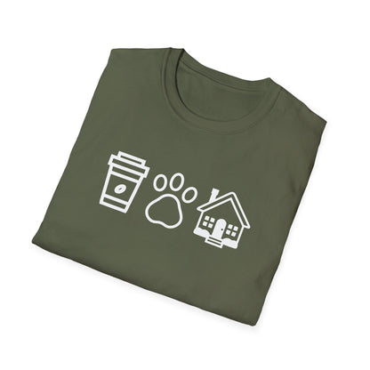Latte Pets Homes Icon - Real Estate T-Shirt