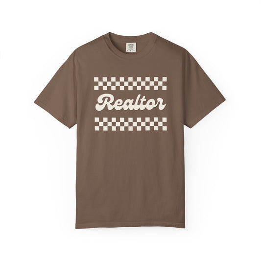 Realtor Checker Print - Real Estate T-Shirt