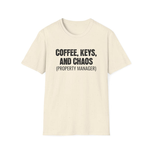 Coffee Keys Chaos - Property Manager T-Shirt