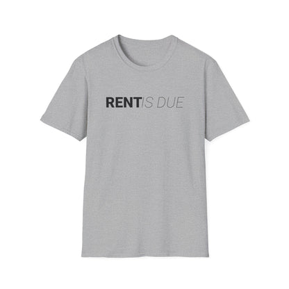 Rent is Due - Minimal Landlord T-Shirt