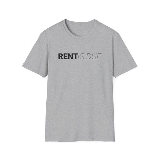 Rent is Due - Minimal Landlord T-Shirt