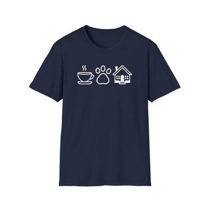 Coffee Pets Homes Icon - Real Estate T-Shirt