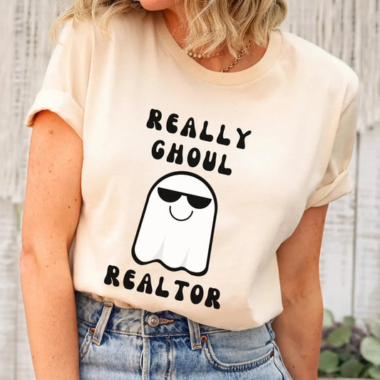 Really Ghoul Realtor – Halloween Real Estate T-Shirt