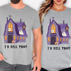 I'd Sell That - Halloween House Real Estate T-Shirt